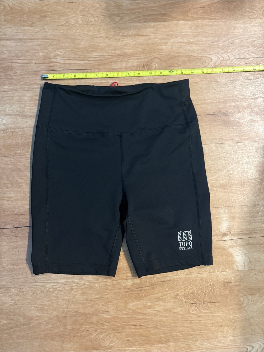 Topo Designs Black Women's Bike Shorts with Logo